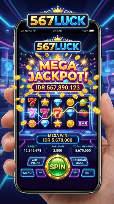 Tampilan antarmuka 567luck yang intuitif dan mudah digunakan.